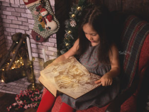 Fotografía infantil de Navidad